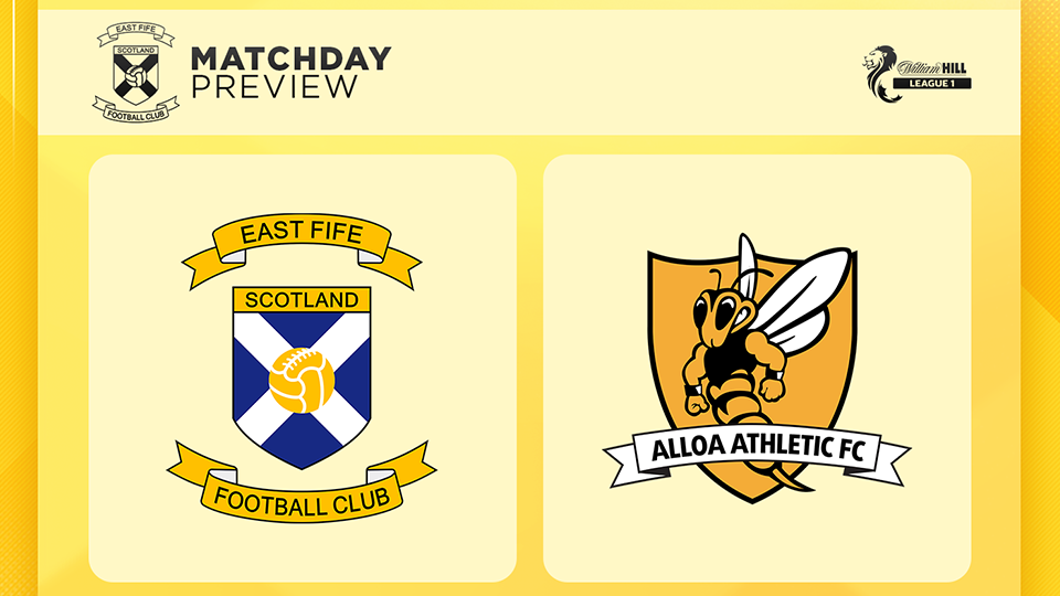 Match Preview | East Fife v Alloa Athletic – Saturday 28th February 2026