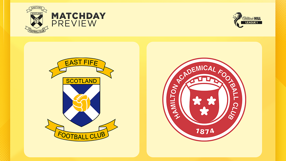 Match Preview | East Fife v Hamilton Academical – Saturday 7th March 2026