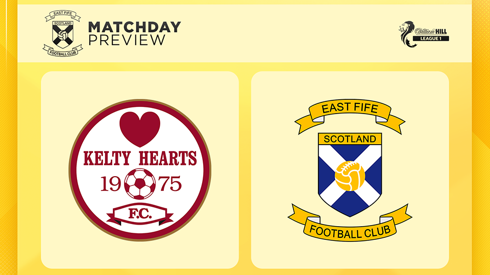 Match Preview | Kelty Hearts v East Fife – Saturday 14th March 2026