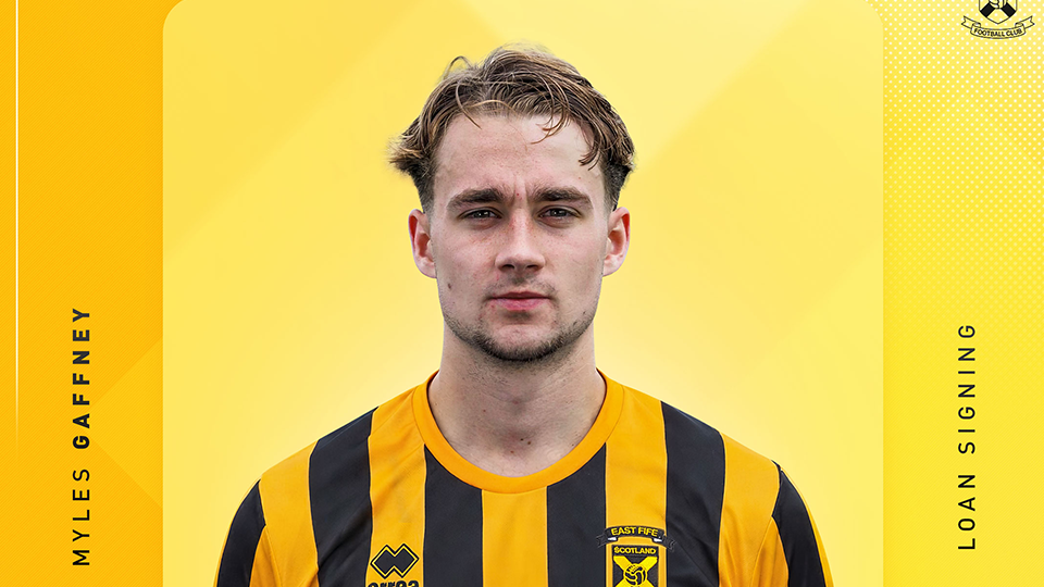 Myles Gaffney Joins East Fife on Loan