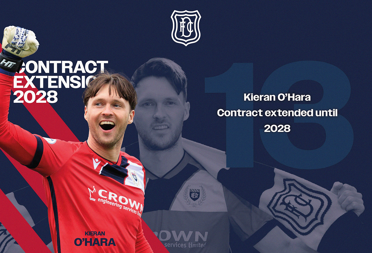 Dundee FC Secure Kieran OHara until 2028