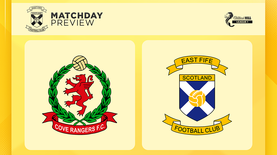 Match Preview | Cove Rangers v East Fife- Saturday 2nd May 2026