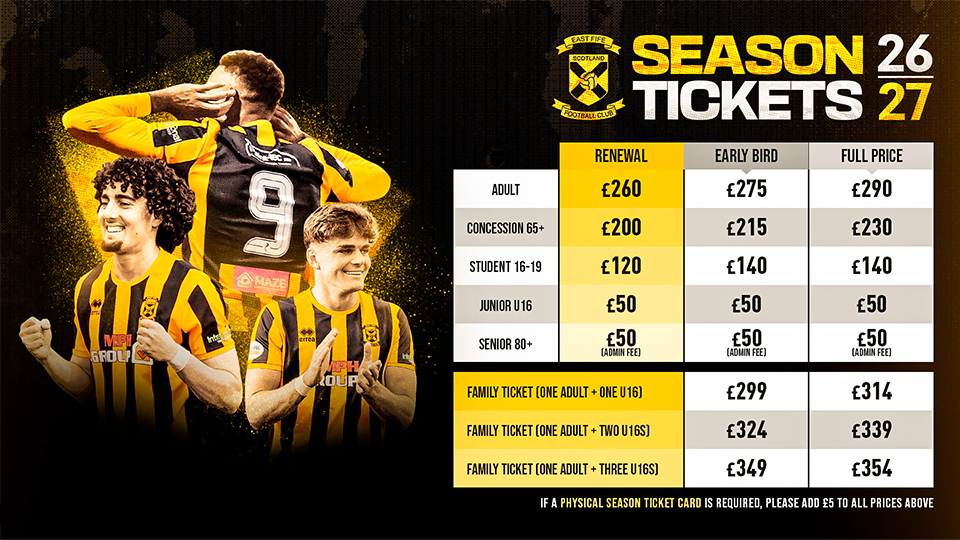 2026/27 Season Ticket Launch
