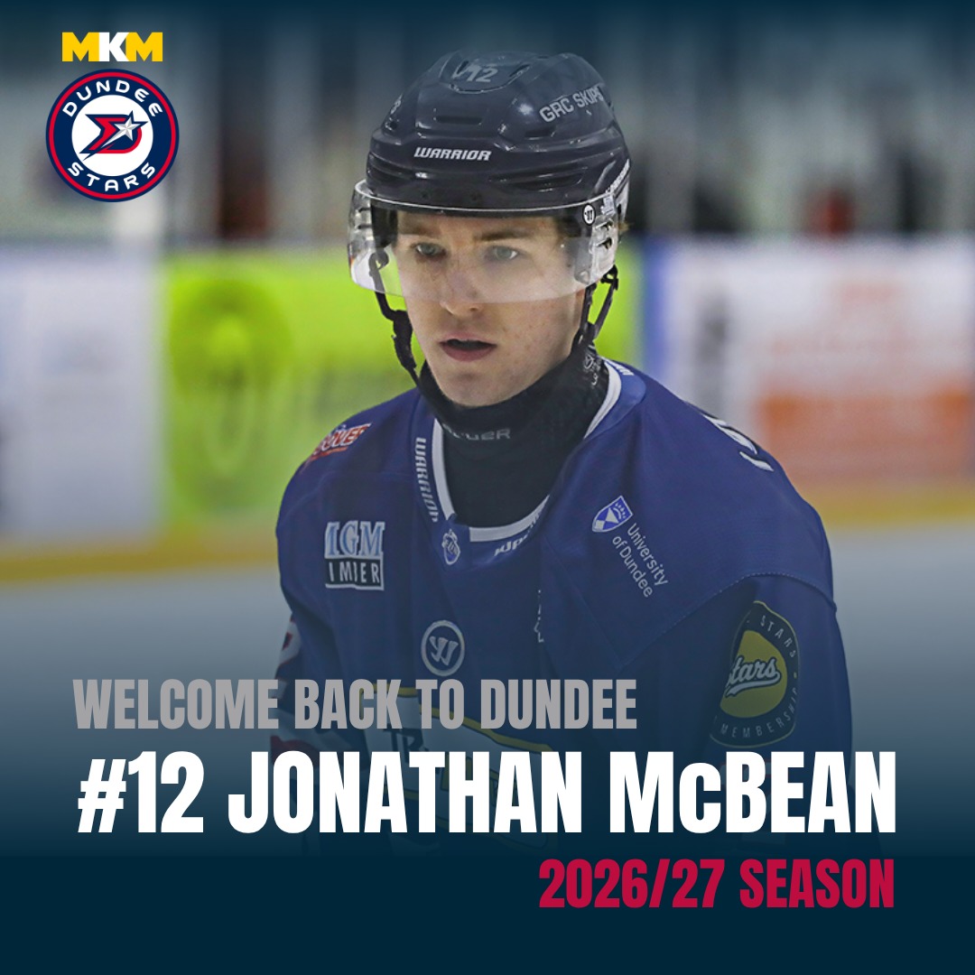 MCBEAN RETURNS FOR FIFTH SEASON IN DUNDEE