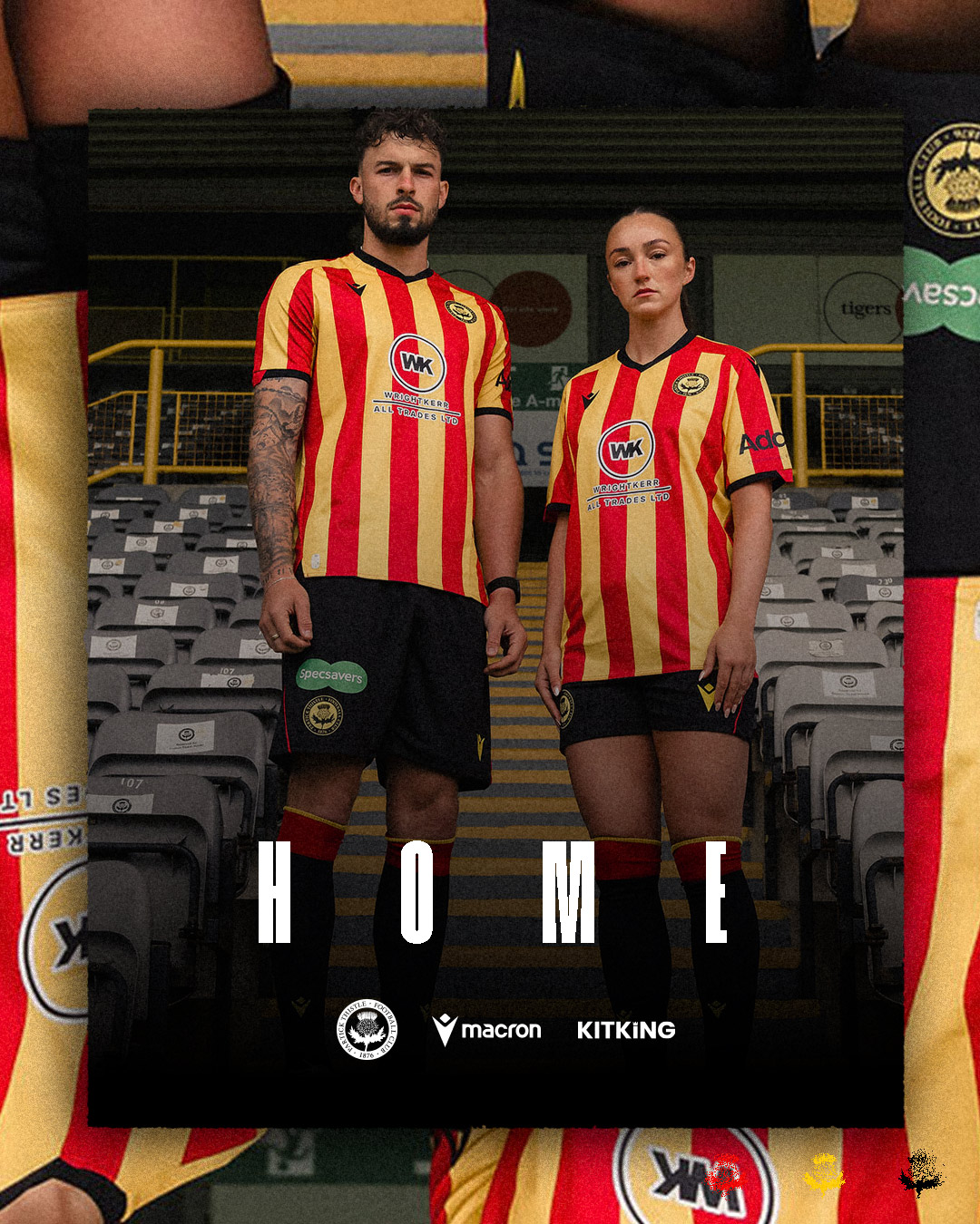 Partick Thistle 2026/27 home strip unveiled