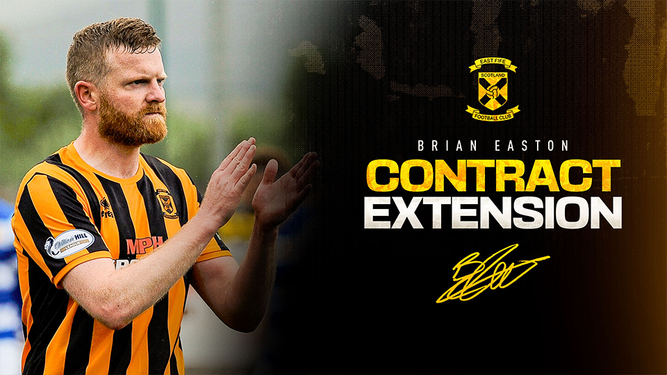 Brian Easton Signs New Contract with East Fife