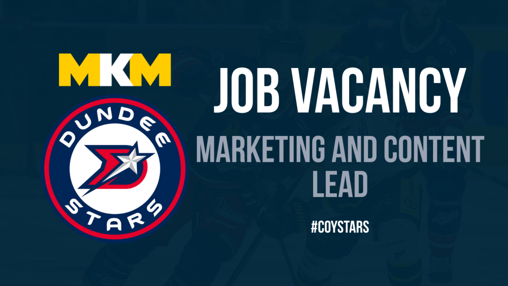 MKM Dundee Stars seek Marketing and Content Lead