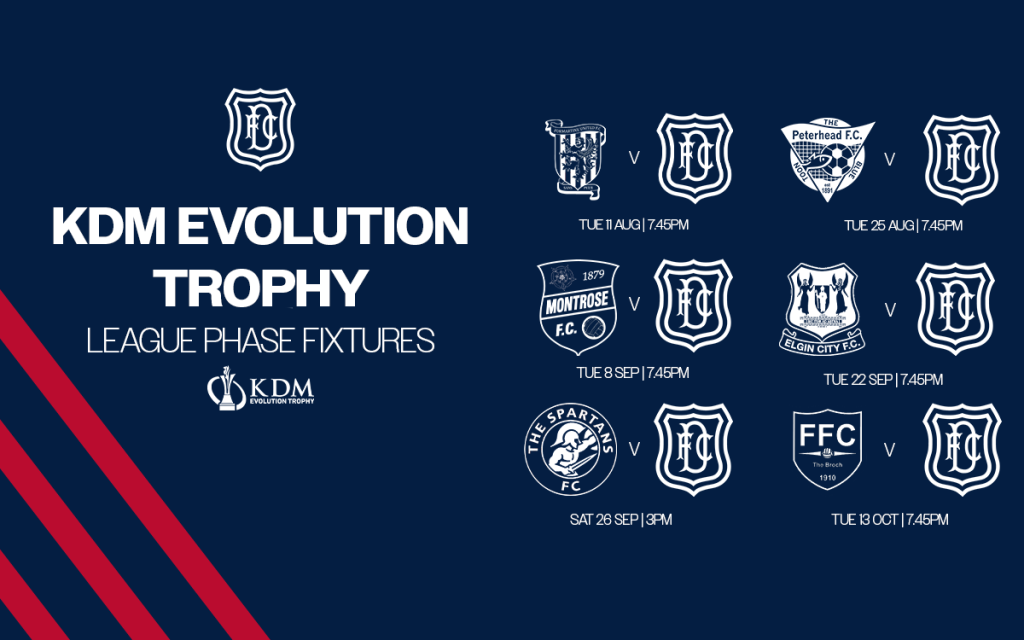 KDM Evolution Trophy League Phase Fixtures
