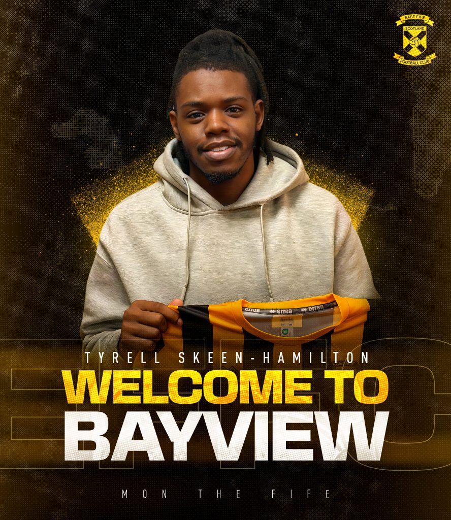 Tyrell Skeen-Hamilton Signs for East Fife