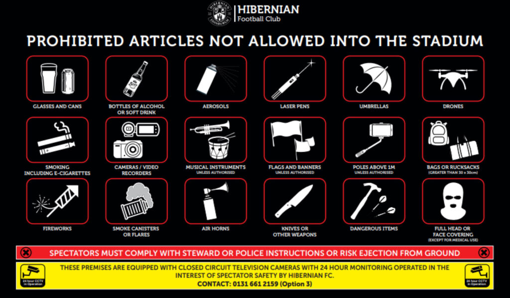 Hibernian Matchday Information For Fans