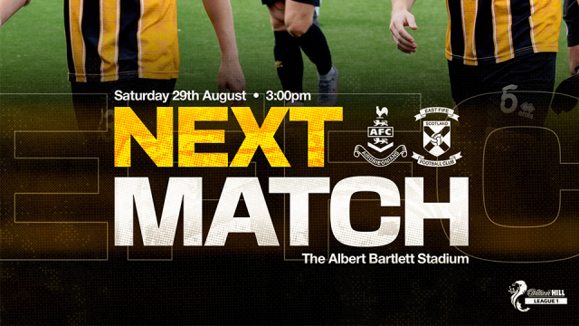Match Info | Airdrieonians v East Fife – Saturday 29th August 2026