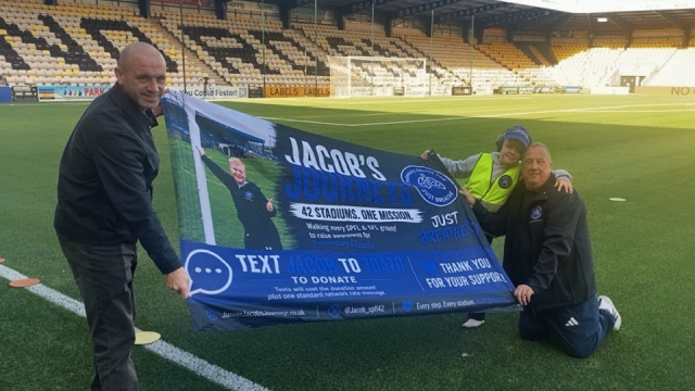 East Fife Welcome Young Ambassador Jacob McDonald to Bayview