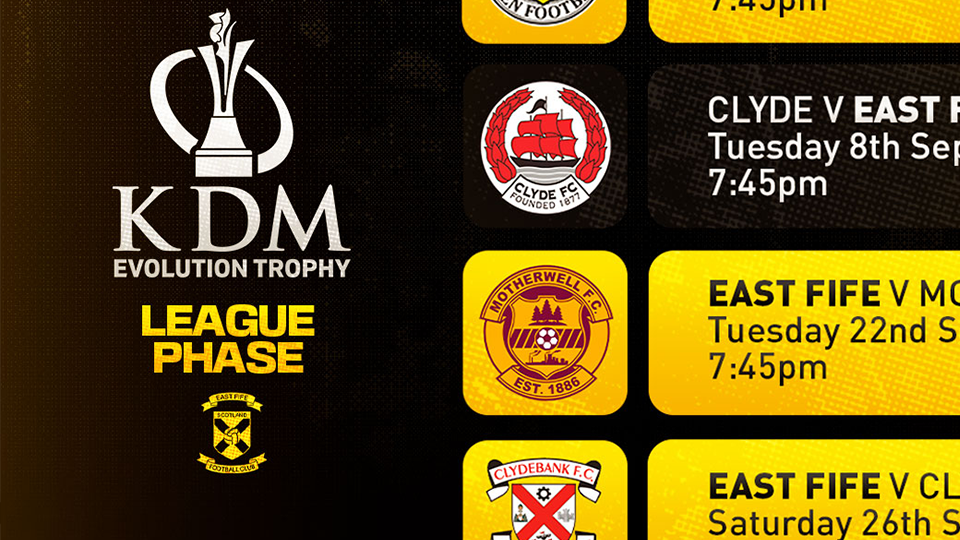 Motherwell B KDM Evolution Trophy Fixture Brought Forward