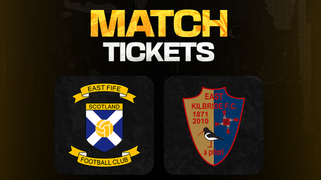 Match Info | East Fife v East Kilbride – Saturday 3rd October 2026